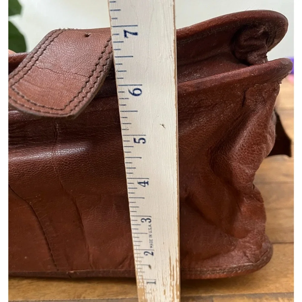 Brown Leather Messenger Bag 18